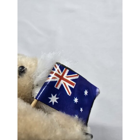 Vtg Koala Pencil Hugger Plush Mini Australia Flag Souvenir Grabber Figure Clip - Picture 5 of 12